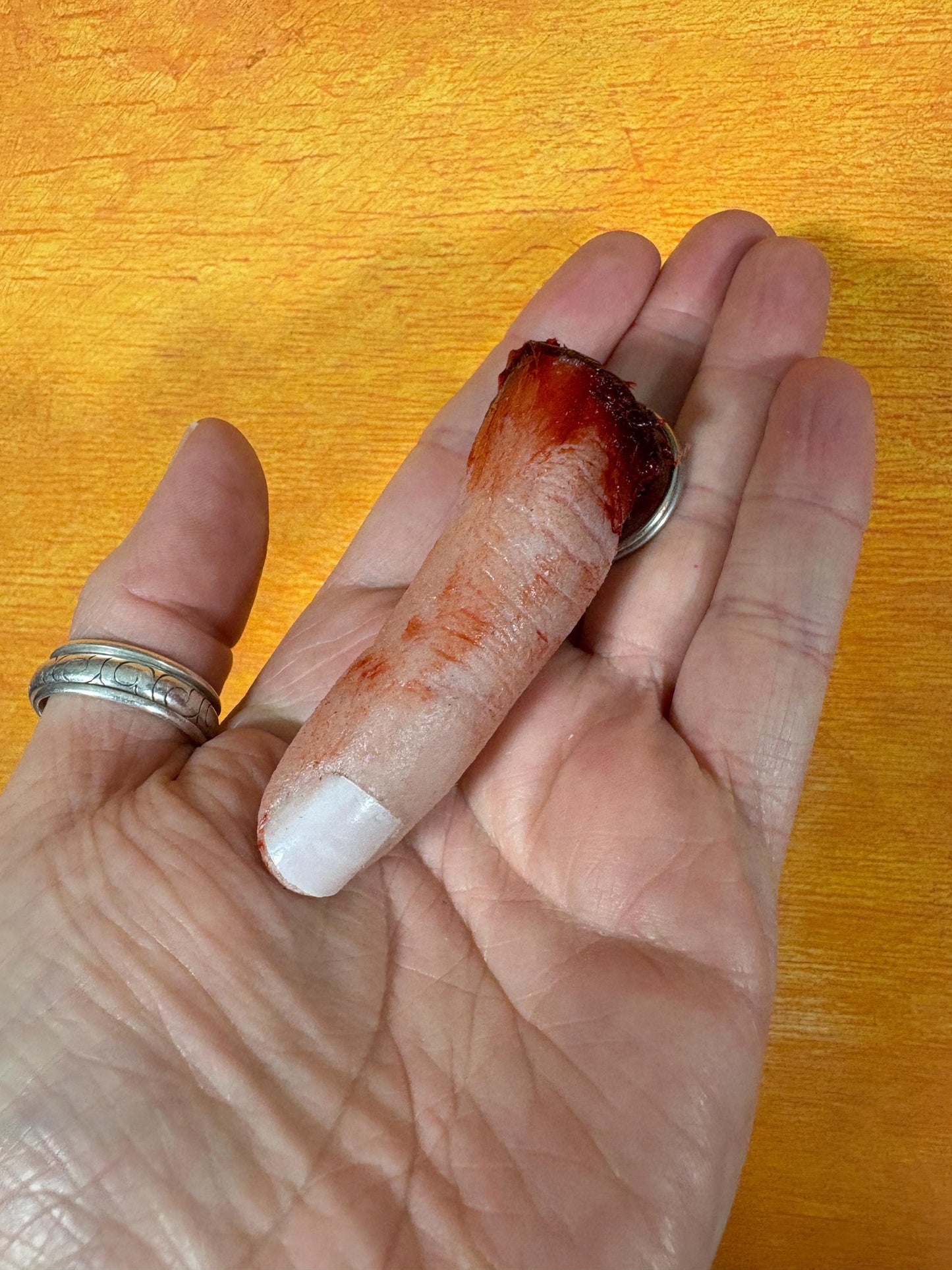 Severed Finger Keychain