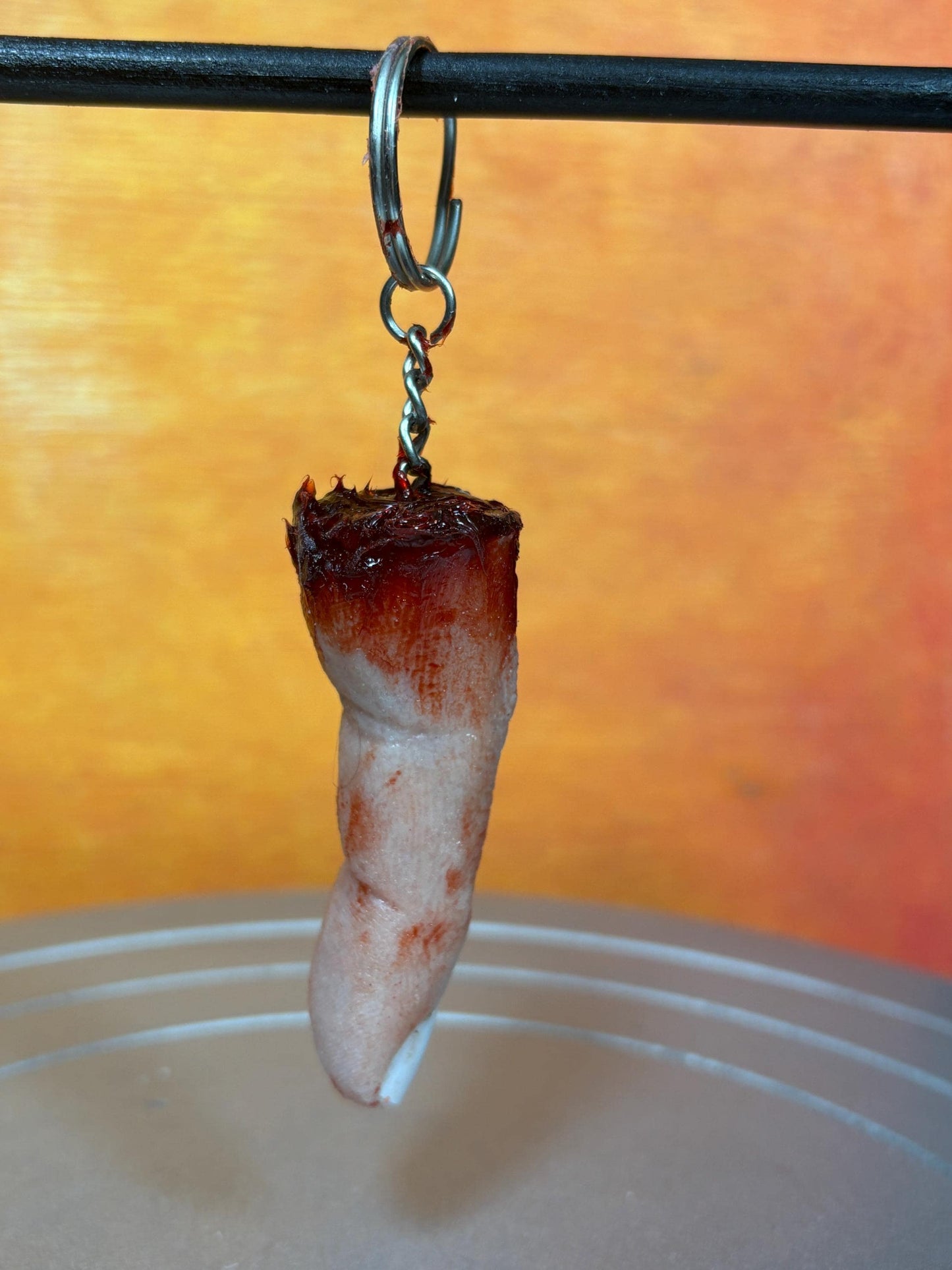 Severed Finger Keychain
