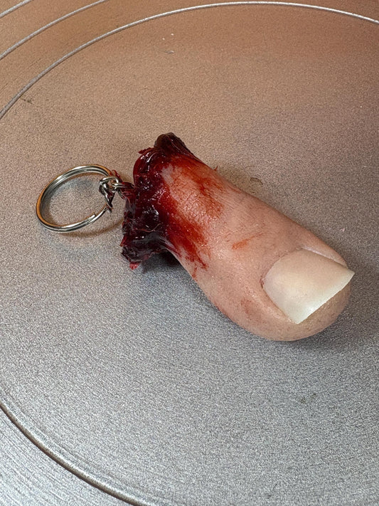 Severed Toe Keychain