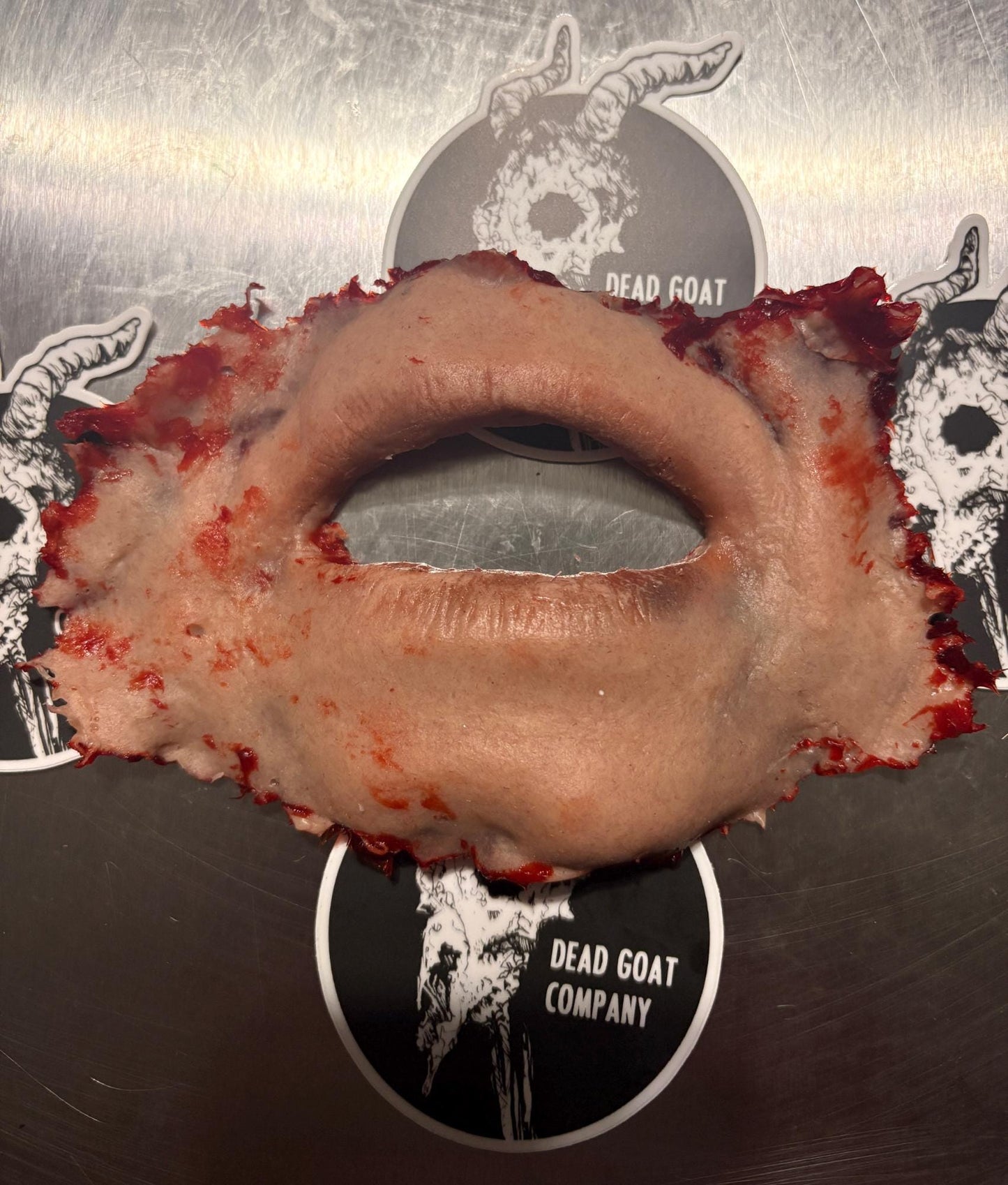 Ed Gein Style Severed Lips Prop – Horror Display Trophies