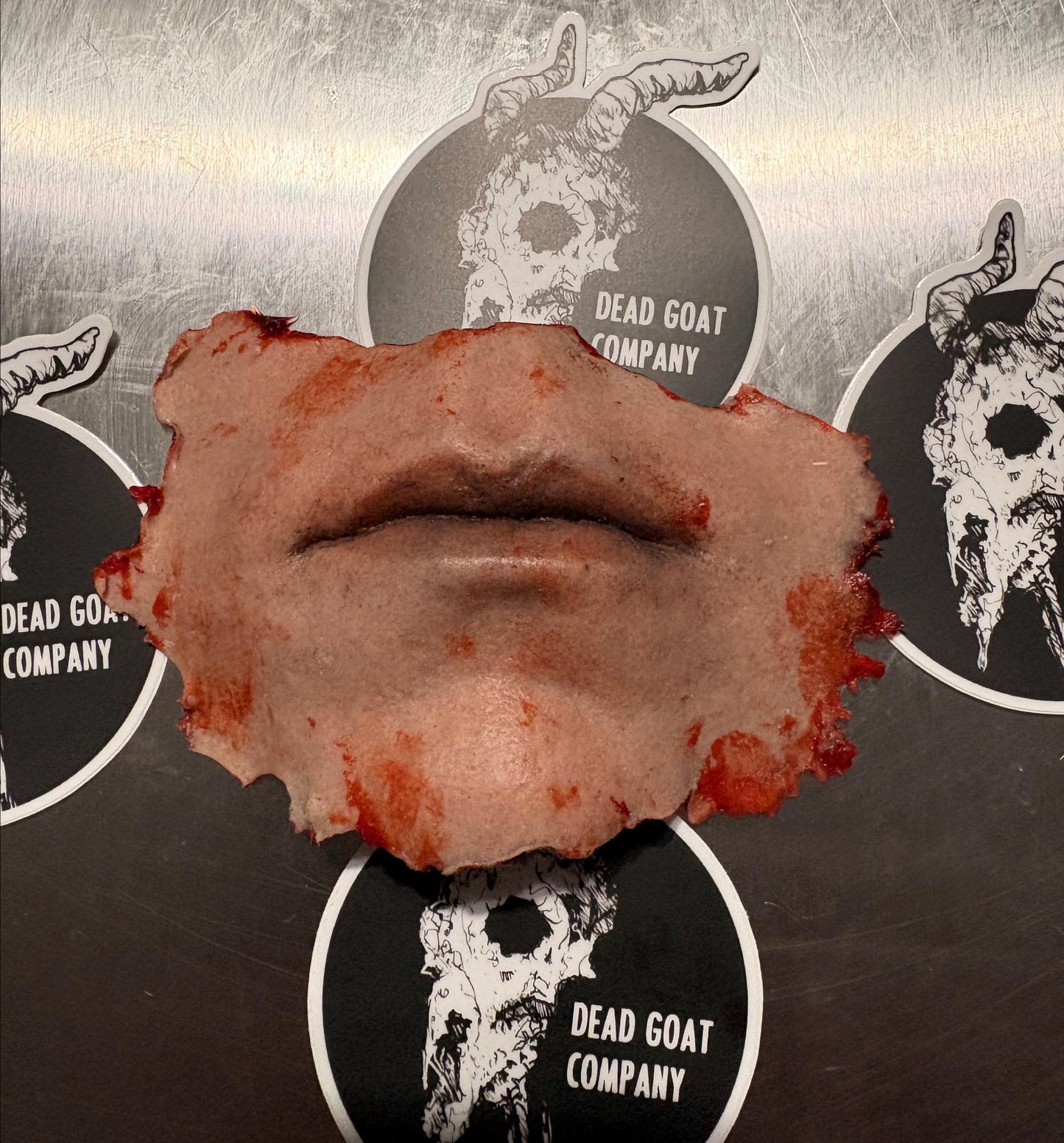 Ed Gein Style Severed Lips Prop – Horror Display Trophies
