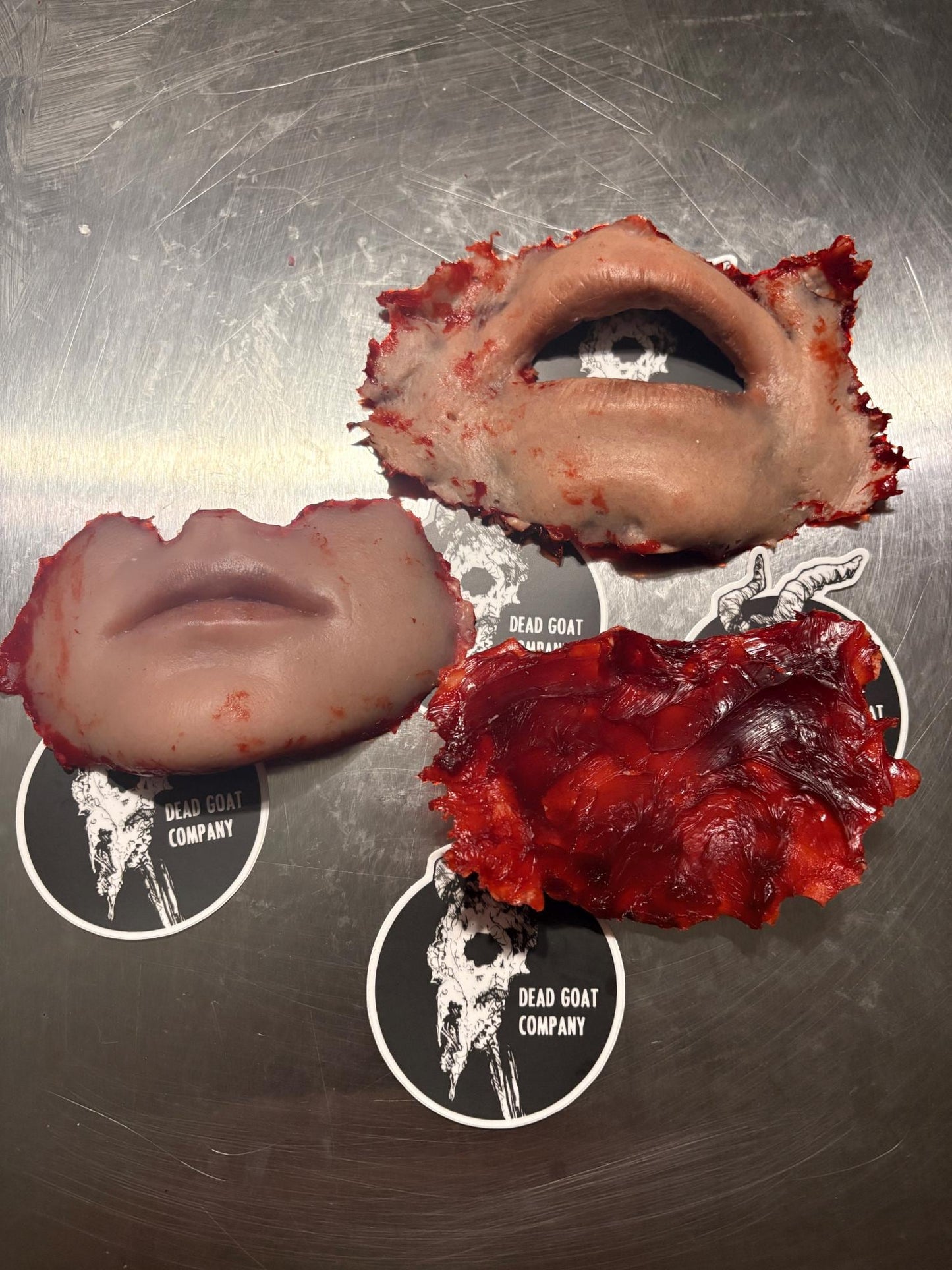 Ed Gein Style Severed Lips Prop – Horror Display Trophies