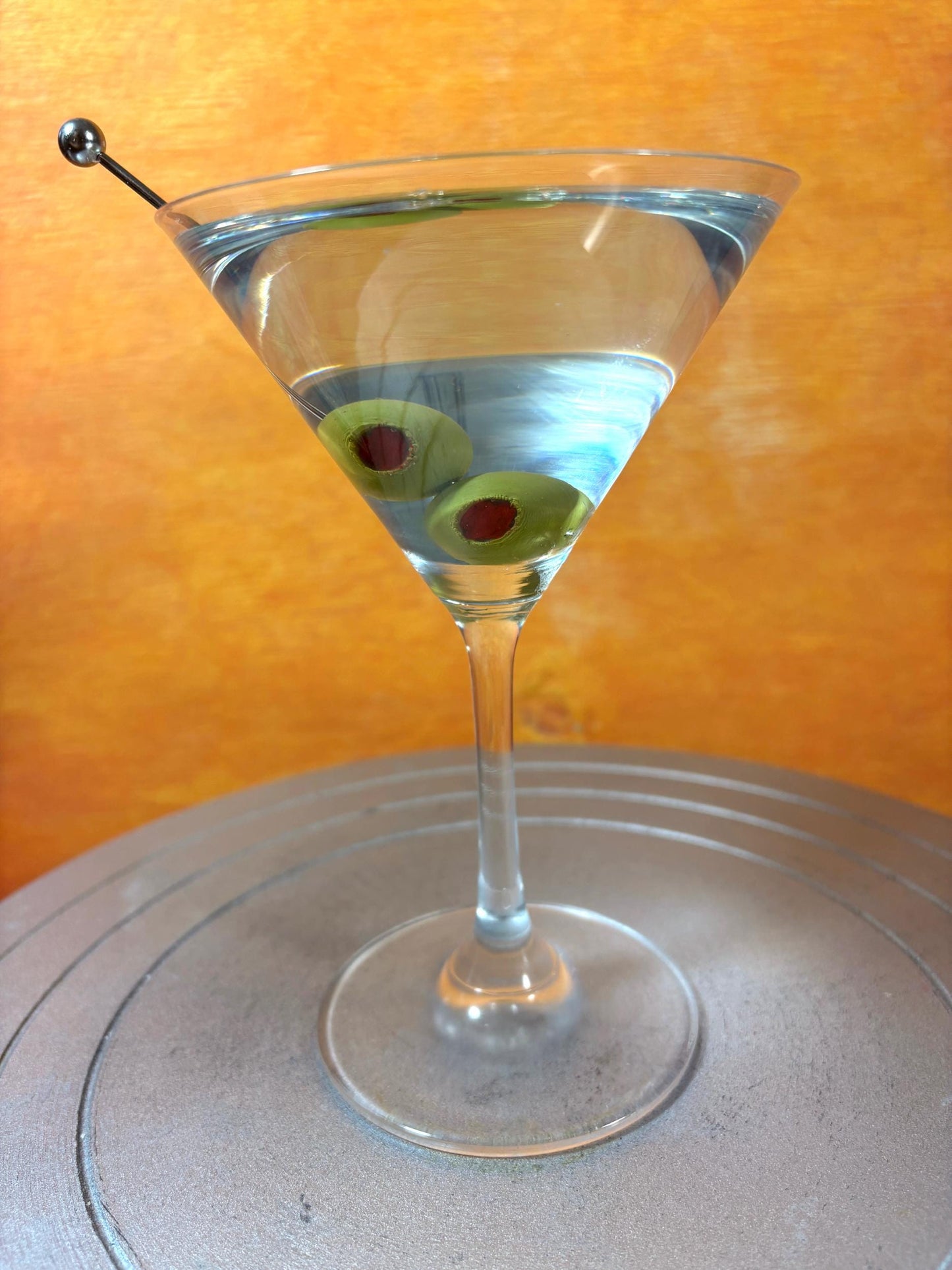 Fake Martini Prop with Olives – Realistic Faux Cocktail